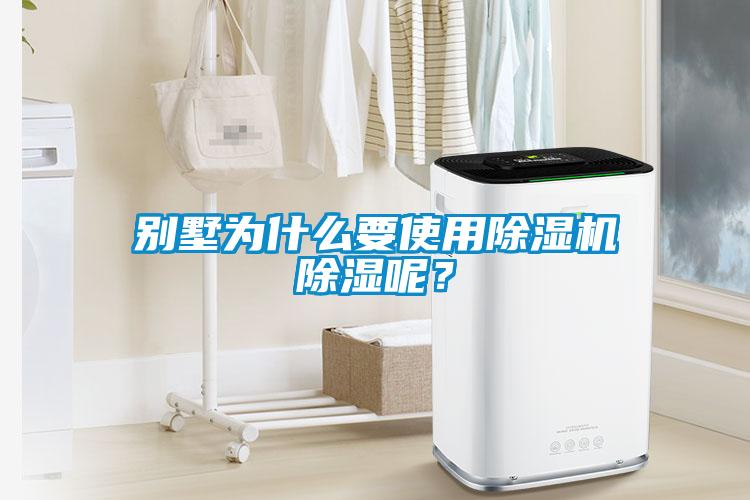 別墅為什么要使用除濕機除濕呢？