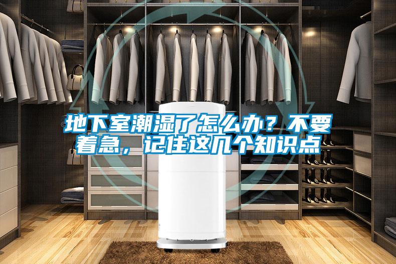地下室潮濕了怎么辦？不要著急，記住這幾個知識點