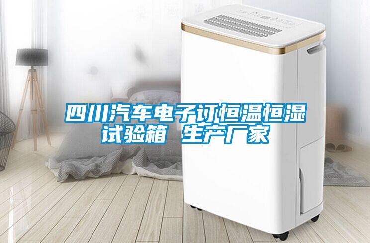 四川汽車電子訂恒溫恒濕試驗箱 生產廠家