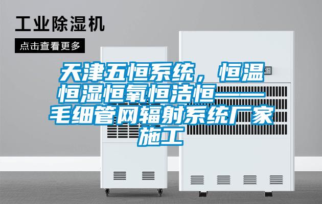 天津五恒系統，恒溫恒濕恒氧恒潔恒——毛細管網輻射系統廠家施工