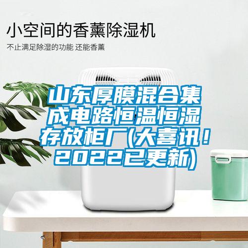 山東厚膜混合集成電路恒溫恒濕存放柜廠(大喜訊！2022已更新)