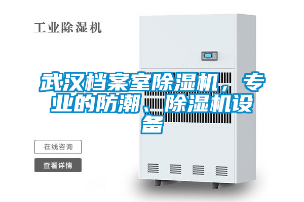 武漢檔案室除濕機，專業的防潮、除濕機設備