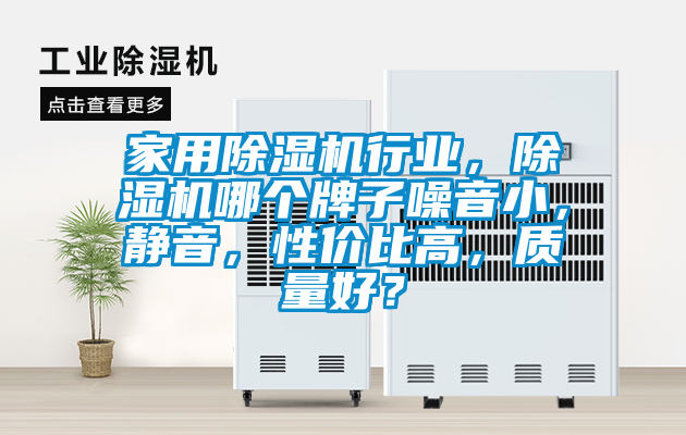 家用除濕機(jī)行業(yè)，除濕機(jī)哪個牌子噪音小，靜音，性價比高，質(zhì)量好？