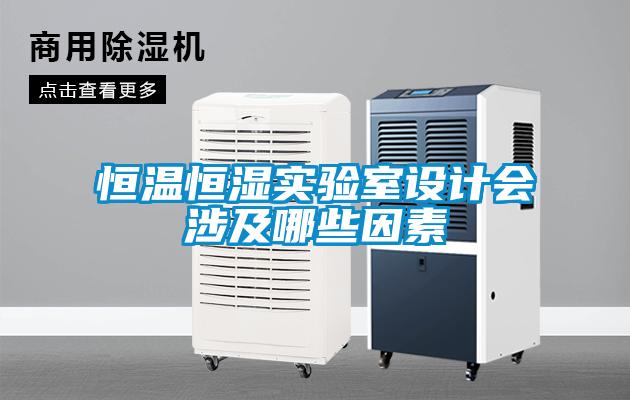 恒溫恒濕實驗室設(shè)計會涉及哪些因素