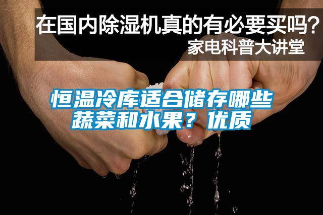 恒溫冷庫適合儲存哪些蔬菜和水果？優(yōu)質