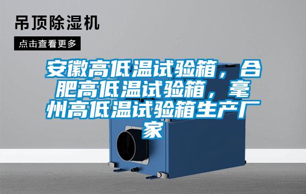 安徽高低溫試驗箱，合肥高低溫試驗箱，毫州高低溫試驗箱生產廠家