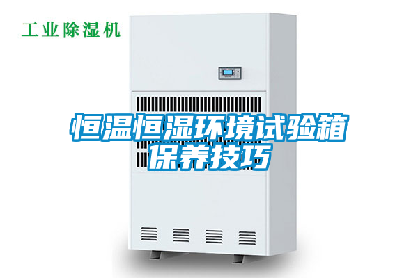 恒溫恒濕環境試驗箱保養技巧
