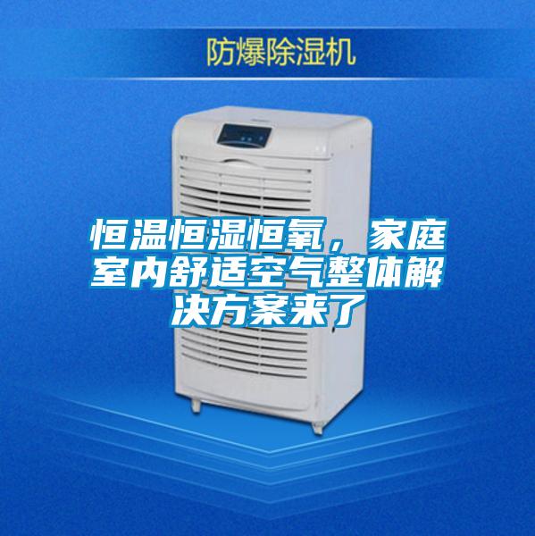 恒溫恒濕恒氧，家庭室內(nèi)舒適空氣整體解決方案來了