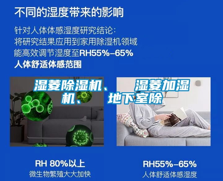 濕菱除濕機、  濕菱加濕機、  地下室除