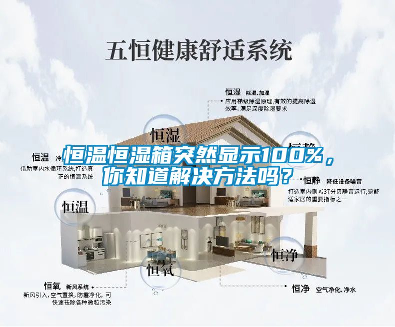恒溫恒濕箱突然顯示100%，你知道解決方法嗎？