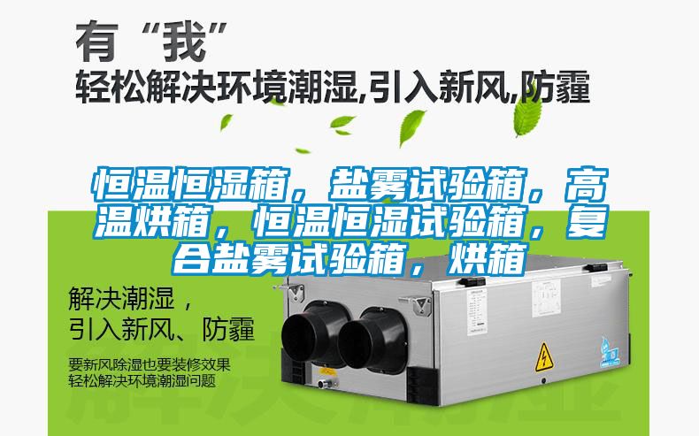 恒溫恒濕箱，鹽霧試驗箱，高溫烘箱，恒溫恒濕試驗箱，復合鹽霧試驗箱，烘箱