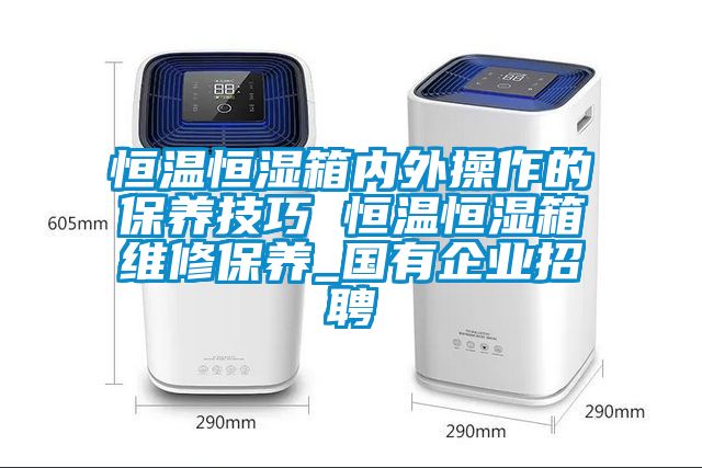恒溫恒濕箱內外操作的保養技巧 恒溫恒濕箱維修保養_國有企業招聘