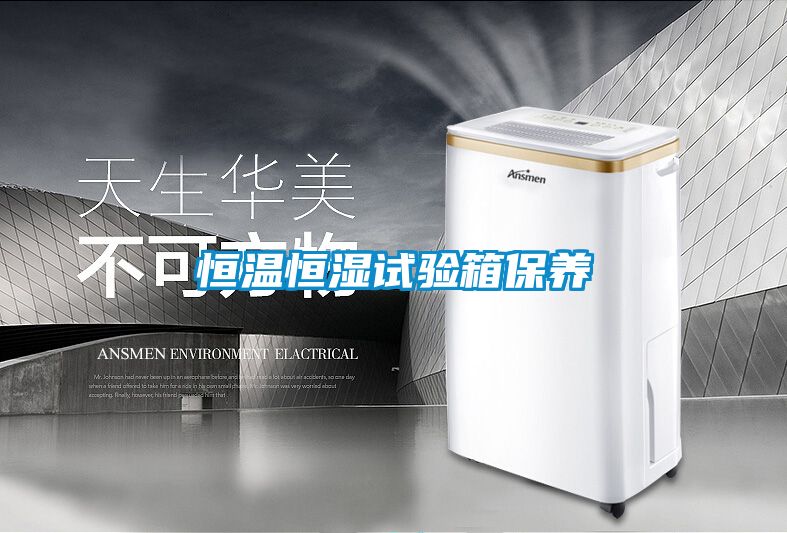 恒溫恒濕試驗箱保養