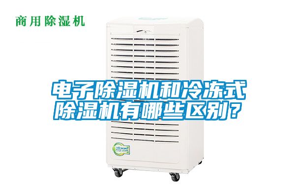 電子除濕機和冷凍式除濕機有哪些區(qū)別？
