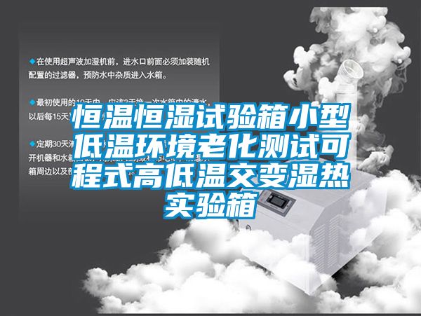 恒溫恒濕試驗箱小型低溫環境老化測試可程式高低溫交變濕熱實驗箱