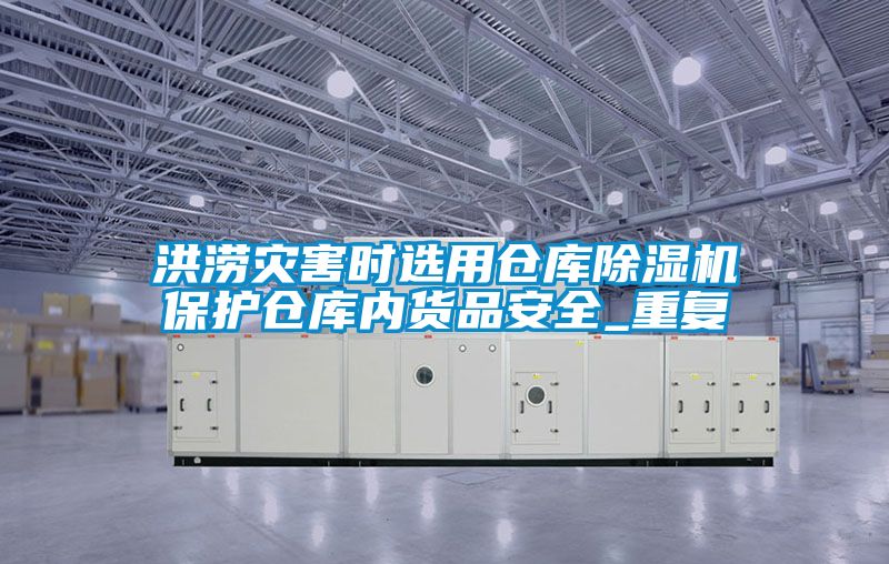 洪澇災害時選用倉庫除濕機保護倉庫內貨品安全_重復