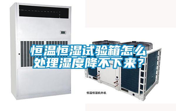 恒溫恒濕試驗箱怎么處理濕度降不下來？