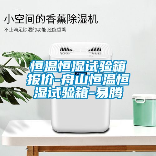 恒溫恒濕試驗箱報價-舟山恒溫恒濕試驗箱-易騰