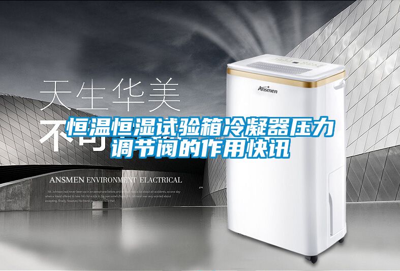 恒溫恒濕試驗(yàn)箱冷凝器壓力調(diào)節(jié)閥的作用快訊