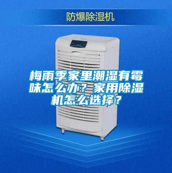 梅雨季家里潮濕有霉味怎么辦？家用除濕機怎么選擇？