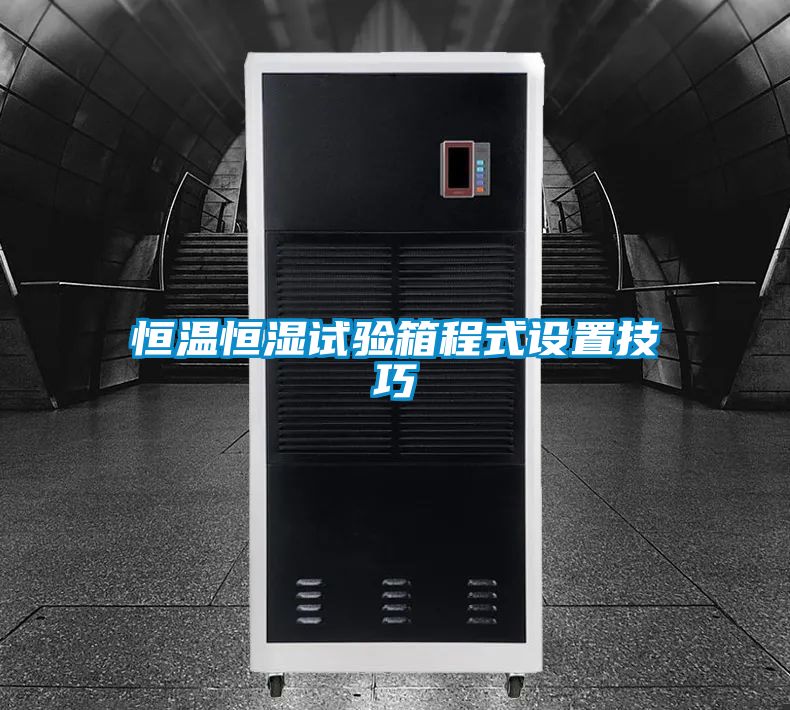 恒溫恒濕試驗箱程式設置技巧