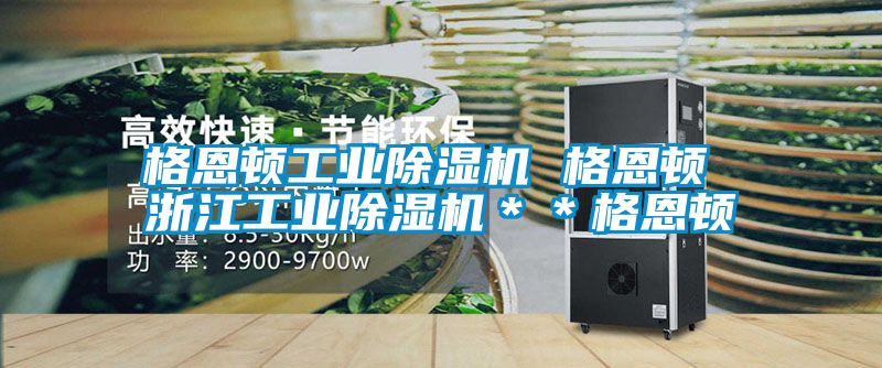 格恩頓工業除濕機 格恩頓 浙江工業除濕機＊＊格恩頓