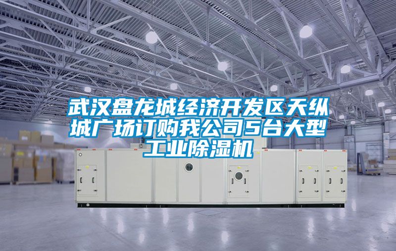 武漢盤龍城經濟開發(fā)區(qū)天縱城廣場訂購我公司5臺大型工業(yè)除濕機