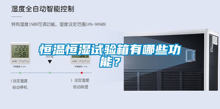 恒溫恒濕試驗(yàn)箱有哪些功能？
