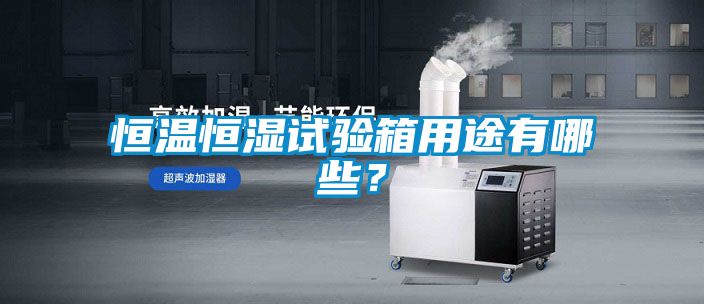 恒溫恒濕試驗(yàn)箱用途有哪些？