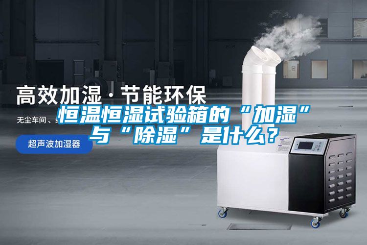 恒溫恒濕試驗箱的“加濕”與“除濕”是什么？