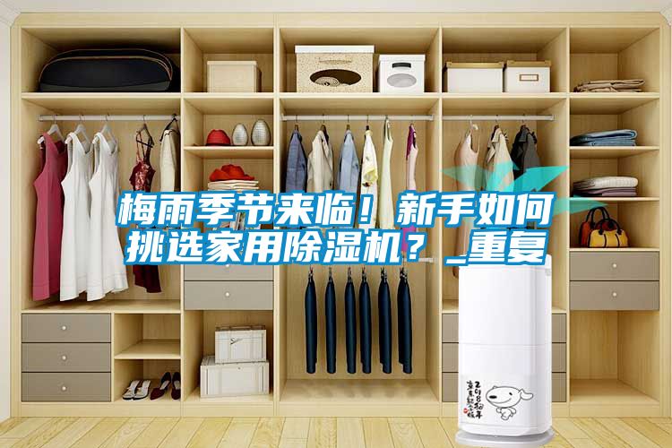 梅雨季節來臨！新手如何挑選家用除濕機？_重復