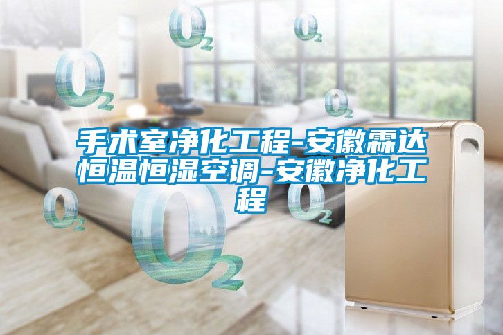 手術(shù)室凈化工程-安徽霖達恒溫恒濕空調(diào)-安徽凈化工程