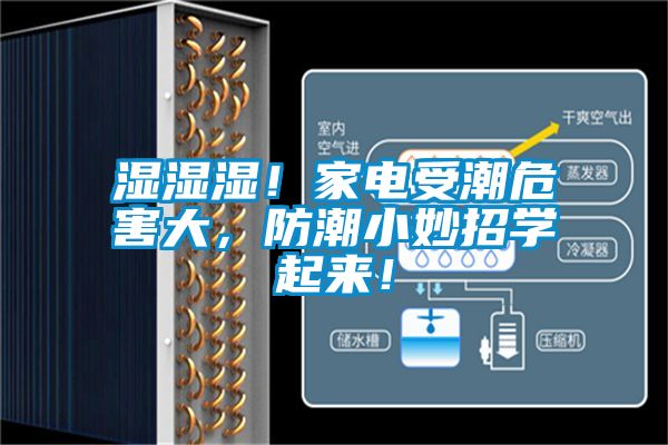 濕濕濕！家電受潮危害大，防潮小妙招學起來！