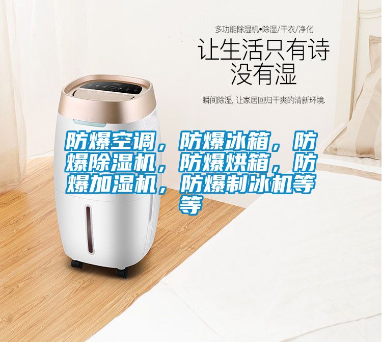 防爆空調(diào)，防爆冰箱，防爆除濕機(jī)，防爆烘箱，防爆加濕機(jī)，防爆制冰機(jī)等等
