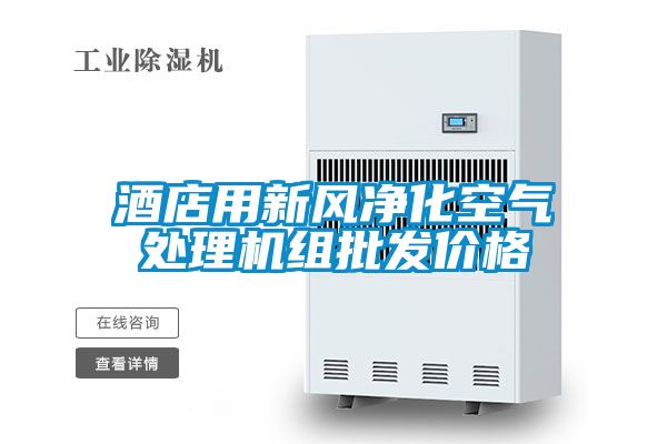 酒店用新風(fēng)凈化空氣處理機組批發(fā)價格