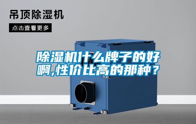 除濕機什么牌子的好啊,性價比高的那種？