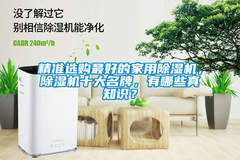 精準選購最好的家用除濕機，除濕機十大名牌，有哪些真知識？