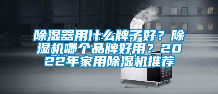除濕器用什么牌子好？除濕機哪個品牌好用？2022年家用除濕機推薦