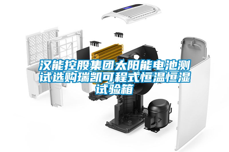 漢能控股集團(tuán)太陽能電池測試選購瑞凱可程式恒溫恒濕試驗(yàn)箱