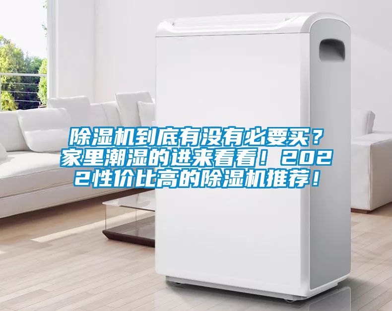 除濕機到底有沒有必要買？家里潮濕的進來看看！2022性價比高的除濕機推薦！