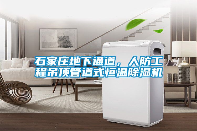 石家莊地下通道，人防工程吊頂管道式恒溫除濕機