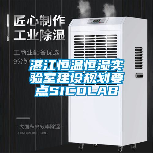 湛江恒溫恒濕實驗室建設規劃要點SICOLAB