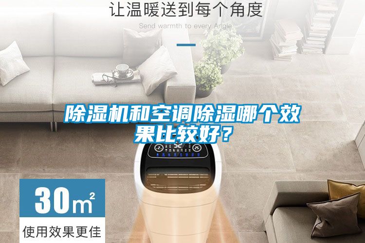 除濕機和空調除濕哪個效果比較好？
