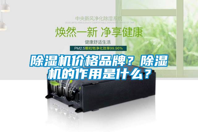 除濕機(jī)價(jià)格品牌？除濕機(jī)的作用是什么？