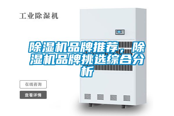 除濕機品牌推薦，除濕機品牌挑選綜合分析