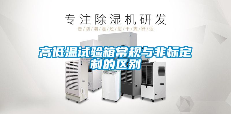 高低溫試驗箱常規與非標定制的區別