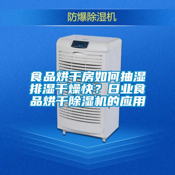 食品烘干房如何抽濕排濕干燥快？日業(yè)食品烘干除濕機(jī)的應(yīng)用