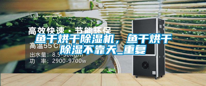 魚干烘干除濕機，魚干烘干除濕不靠天_重復