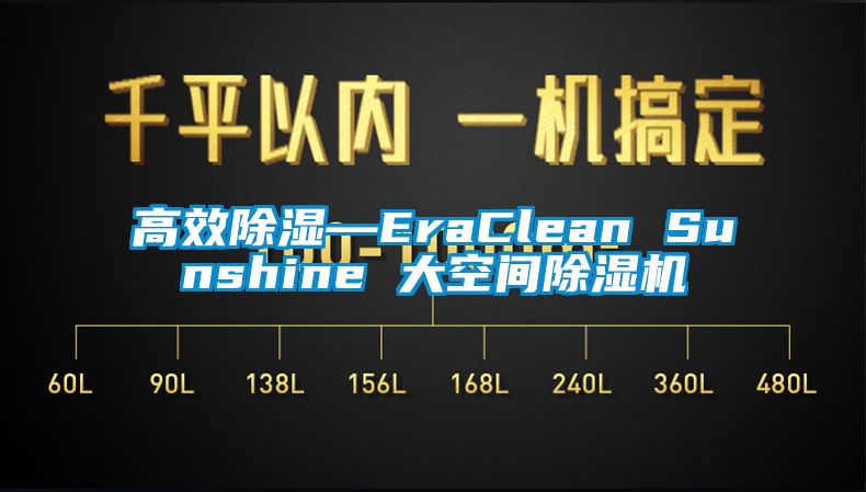 高效除濕—EraClean Sunshine 大空間除濕機