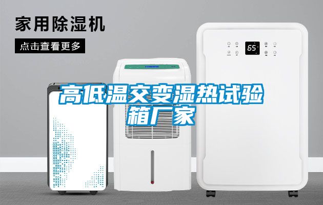 高低溫交變濕熱試驗(yàn)箱廠家
